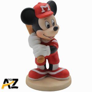 vintage Walt Disney Mickey Mouse baseball players ceramic figure 4’